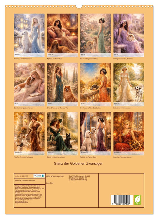 Glanz der Goldenen Zwanziger (CALVENDO Premium Wandkalender 2027)