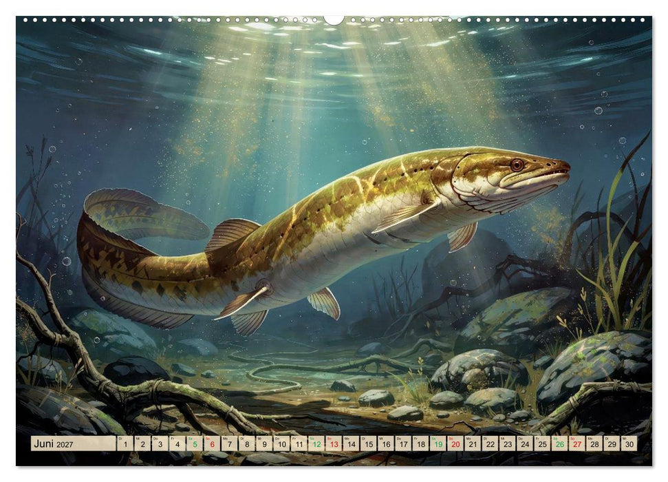 Aale in Seen und Flüssen (CALVENDO Wandkalender 2027)