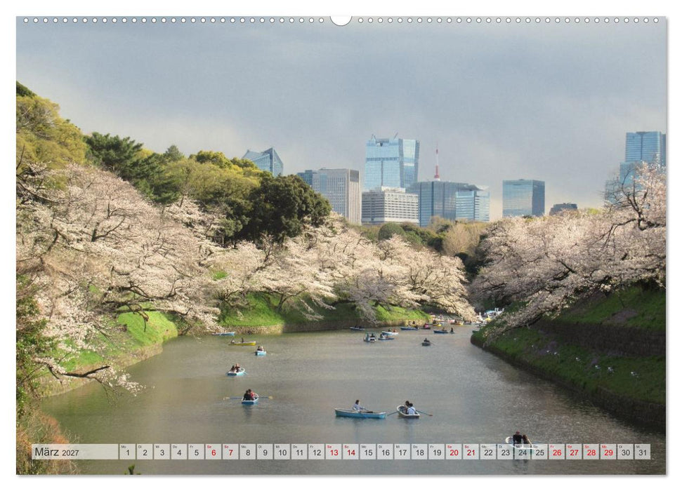 Städte in Japan (CALVENDO Premium Wandkalender 2027)