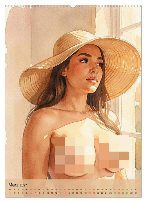 Nur für dich… der Hut bleibt auf (CALVENDO Wandkalender 2027)