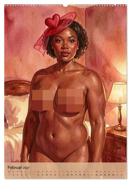 Nur für dich… der Hut bleibt auf (CALVENDO Premium Wandkalender 2027)