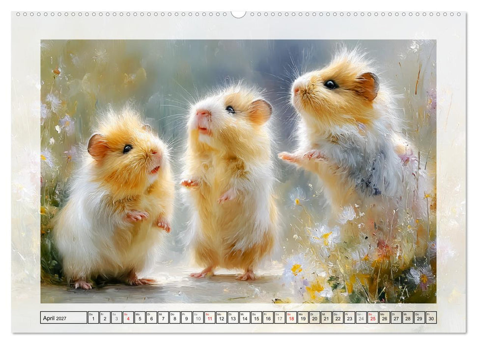Meerschweinchen. Bezauberndes Gartenglück (CALVENDO Wandkalender 2027)