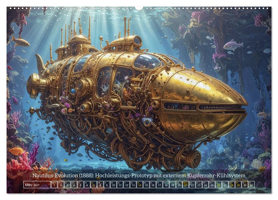 Wunderwerke der Messingflotte (CALVENDO Wandkalender 2027)