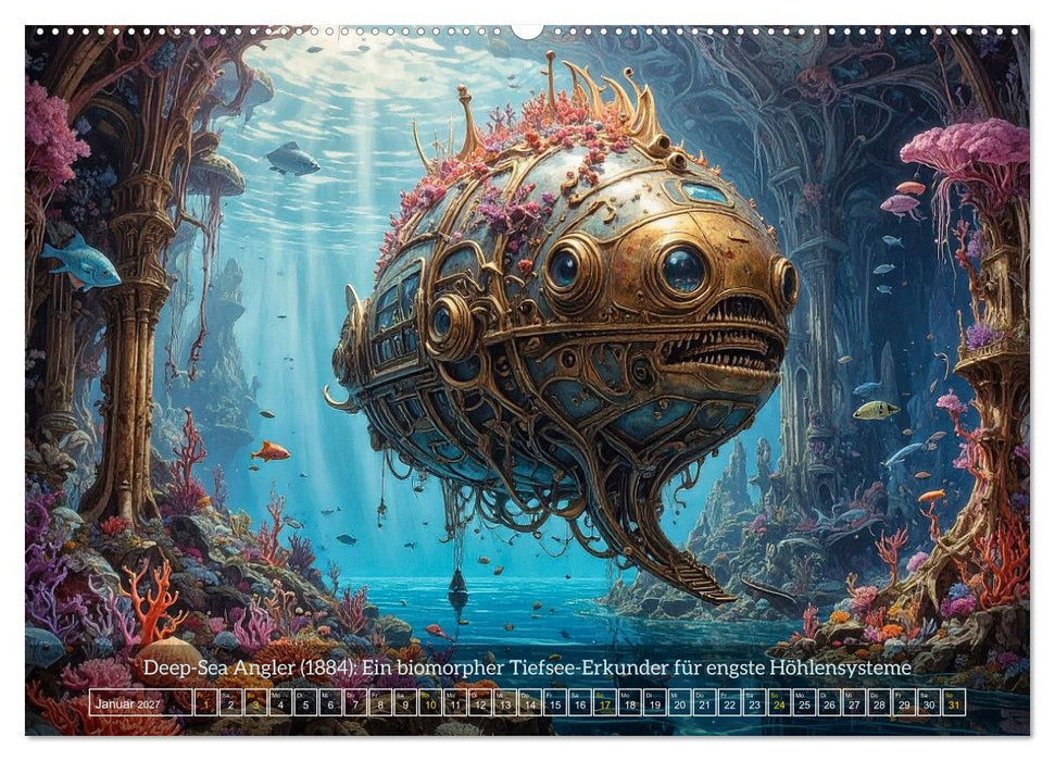 Wunderwerke der Messingflotte (CALVENDO Premium Wandkalender 2027)