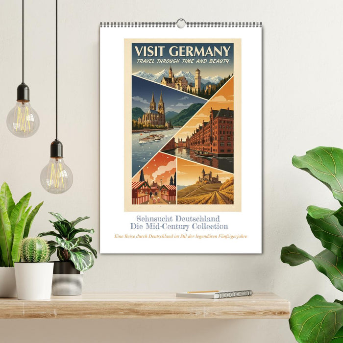 Sehnsucht Deutschland – Die Mid-Century Collection (CALVENDO Wandkalender 2027)