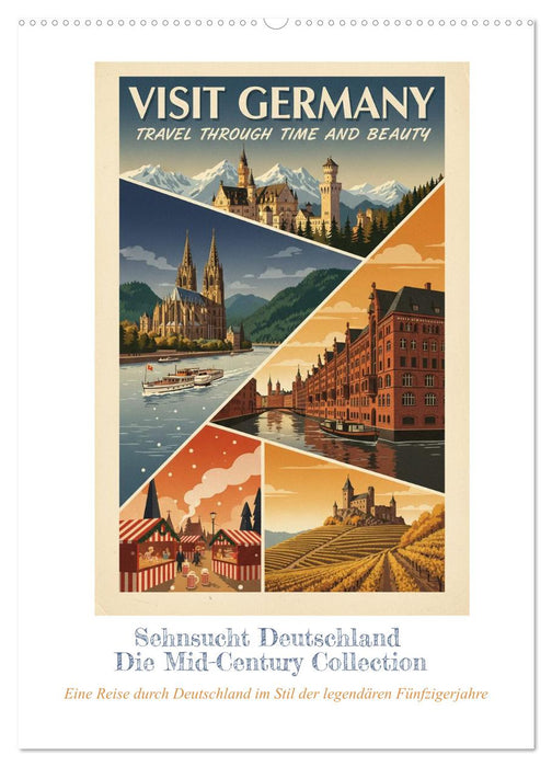 Sehnsucht Deutschland – Die Mid-Century Collection (CALVENDO Wandkalender 2027)
