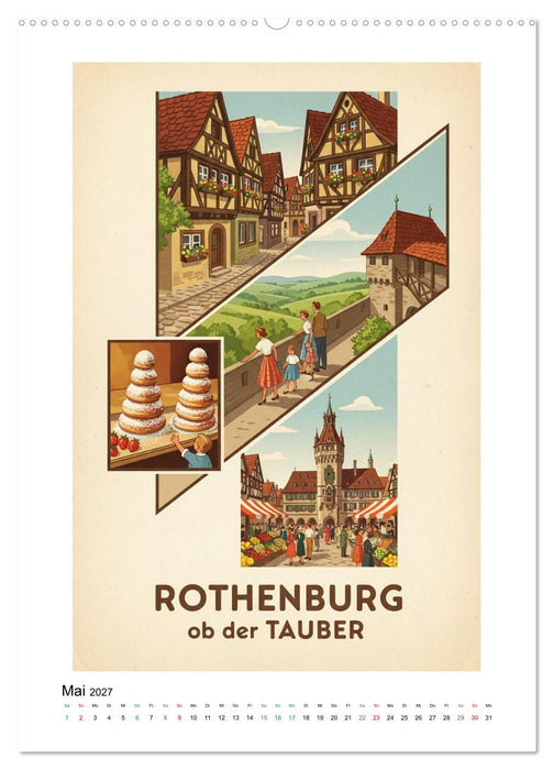 Sehnsucht Deutschland – Die Mid-Century Collection (CALVENDO Wandkalender 2027)