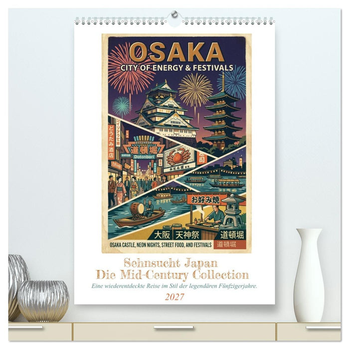 Sehnsucht Japan – Die Mid-Century Collection (CALVENDO Premium Wandkalender 2027)