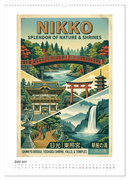 Sehnsucht Japan – Die Mid-Century Collection (CALVENDO Premium Wandkalender 2027)