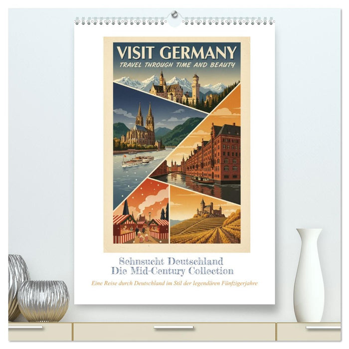 Sehnsucht Deutschland – Die Mid-Century Collection (CALVENDO Premium Wandkalender 2027)