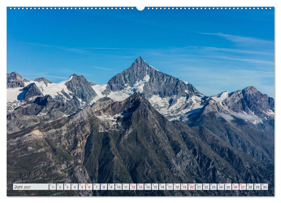 Die 12 dominantesten Berge der Alpen (CALVENDO Wandkalender 2027)