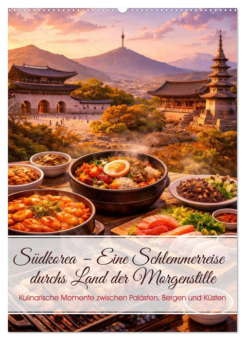 Südkorea – Eine Schlemmerreise durchs Land der Morgenstille (CALVENDO Wandkalender 2027)