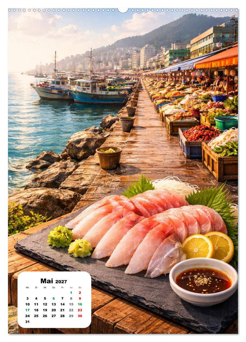 Südkorea – Eine Schlemmerreise durchs Land der Morgenstille (CALVENDO Wandkalender 2027)