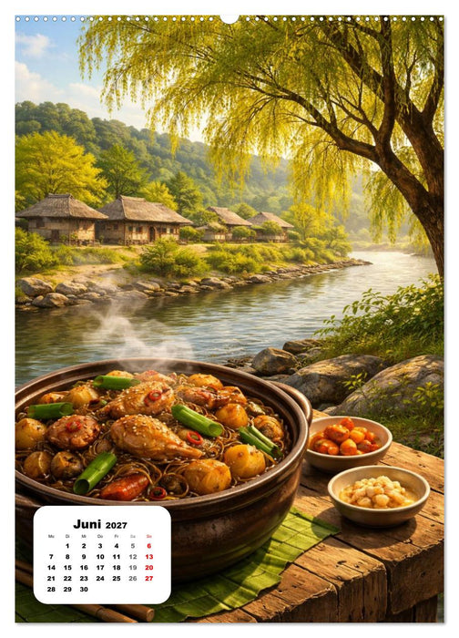 Südkorea – Eine Schlemmerreise durchs Land der Morgenstille (CALVENDO Wandkalender 2027)