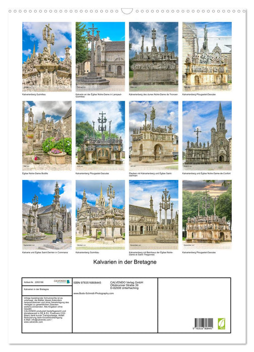 Kalvarien in der Bretagne (CALVENDO Wandkalender 2027)