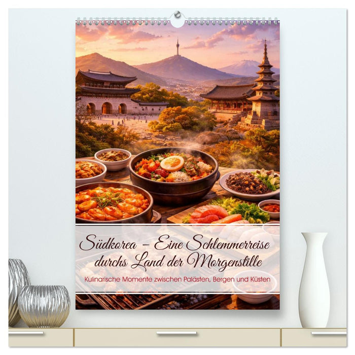 Südkorea – Eine Schlemmerreise durchs Land der Morgenstille (CALVENDO Premium Wandkalender 2027)