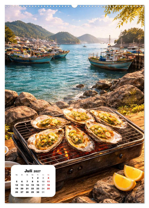 Südkorea – Eine Schlemmerreise durchs Land der Morgenstille (CALVENDO Premium Wandkalender 2027)