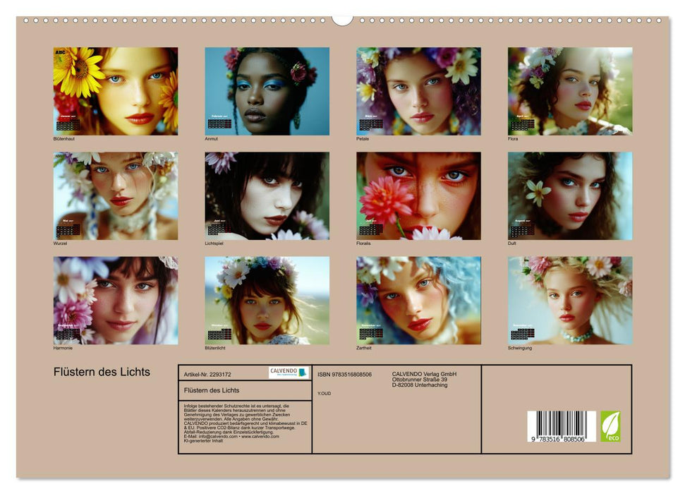 Flüstern des Lichts (CALVENDO Premium Wandkalender 2027)