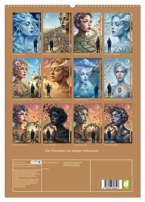 Die Chroniken der ewigen Sehnsucht (CALVENDO Premium Wandkalender 2027)