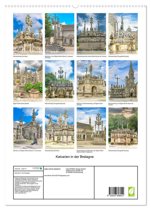 Kalvarien in der Bretagne (CALVENDO Premium Wandkalender 2027)