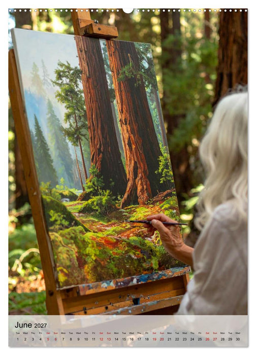 Easel in a Quiet World (CALVENDO Monthly Calendar 2027)