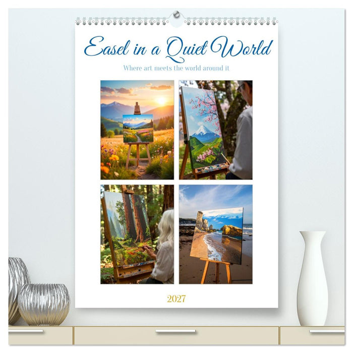 Easel in a Quiet World (CALVENDO Premium-Calendar 2027)
