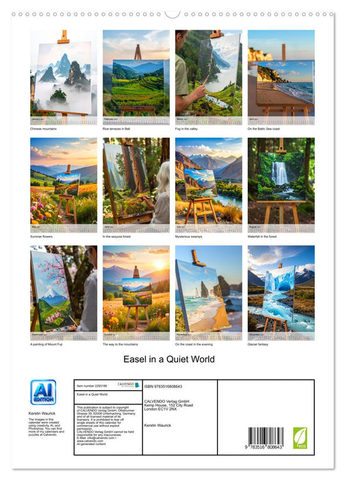 Easel in a Quiet World (CALVENDO Premium-Calendar 2027)