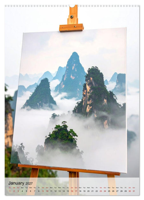 Easel in a Quiet World (CALVENDO Premium-Calendar 2027)
