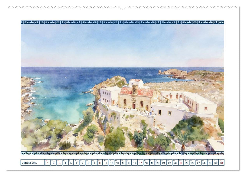 Kretas schönste Klöster (CALVENDO Wandkalender 2027)