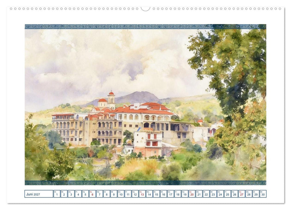Kretas schönste Klöster (CALVENDO Wandkalender 2027)