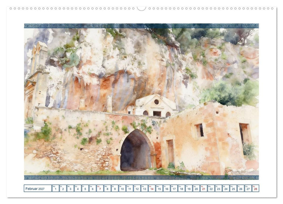 Kretas schönste Klöster (CALVENDO Premium Wandkalender 2027)