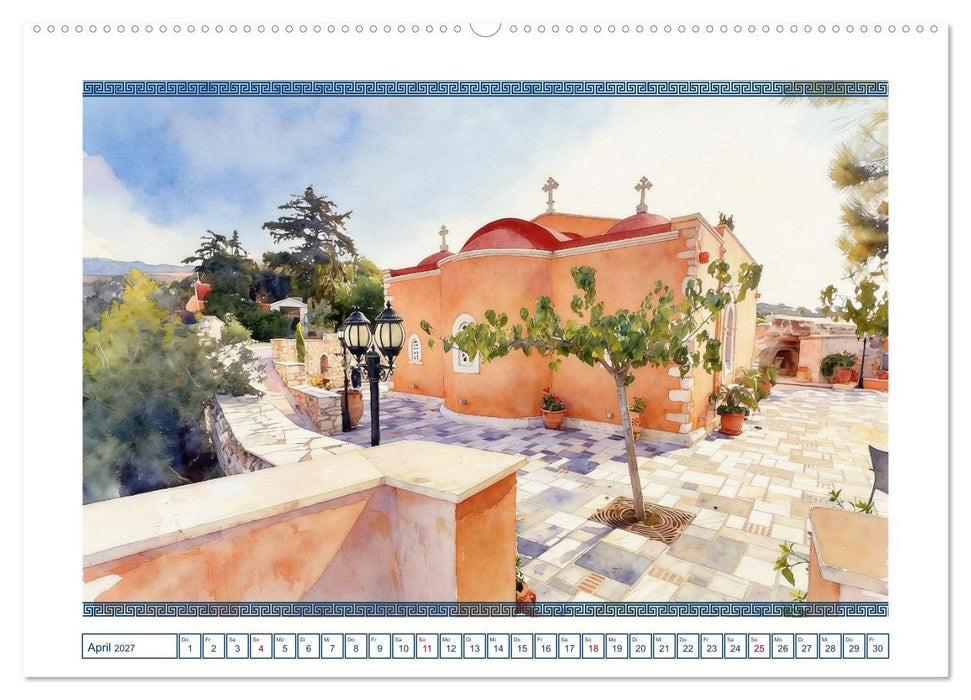 Kretas schönste Klöster (CALVENDO Premium Wandkalender 2027)