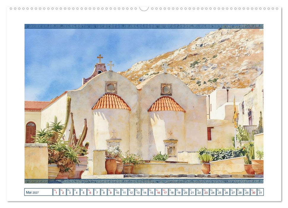 Kretas schönste Klöster (CALVENDO Premium Wandkalender 2027)