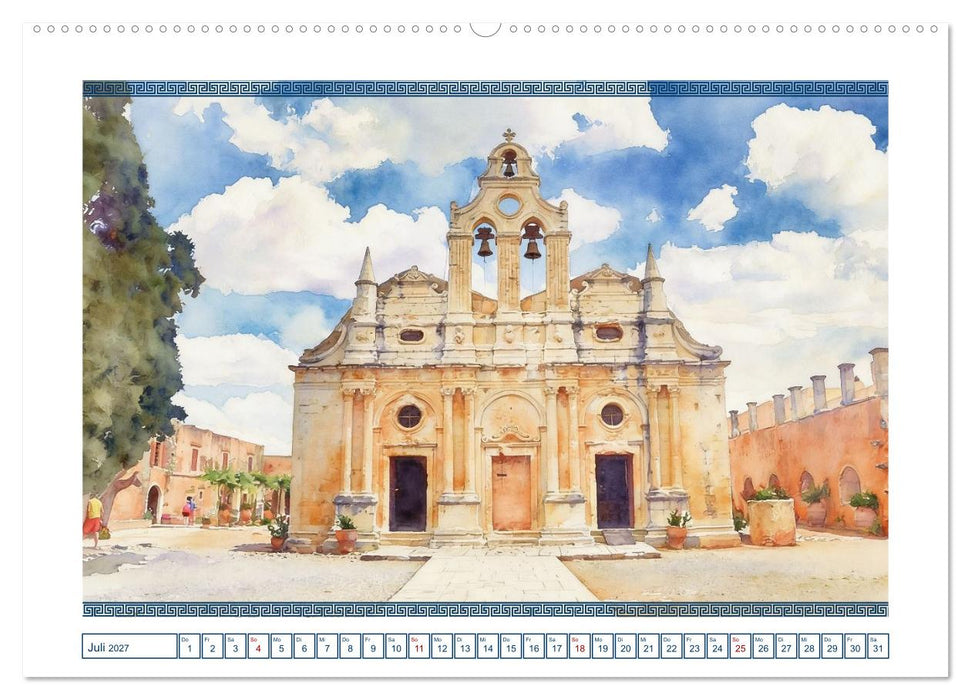 Kretas schönste Klöster (CALVENDO Premium Wandkalender 2027)