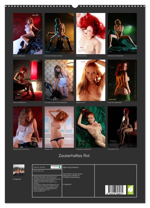 Zauberhaftes Rot (CALVENDO Premium Wandkalender 2027)