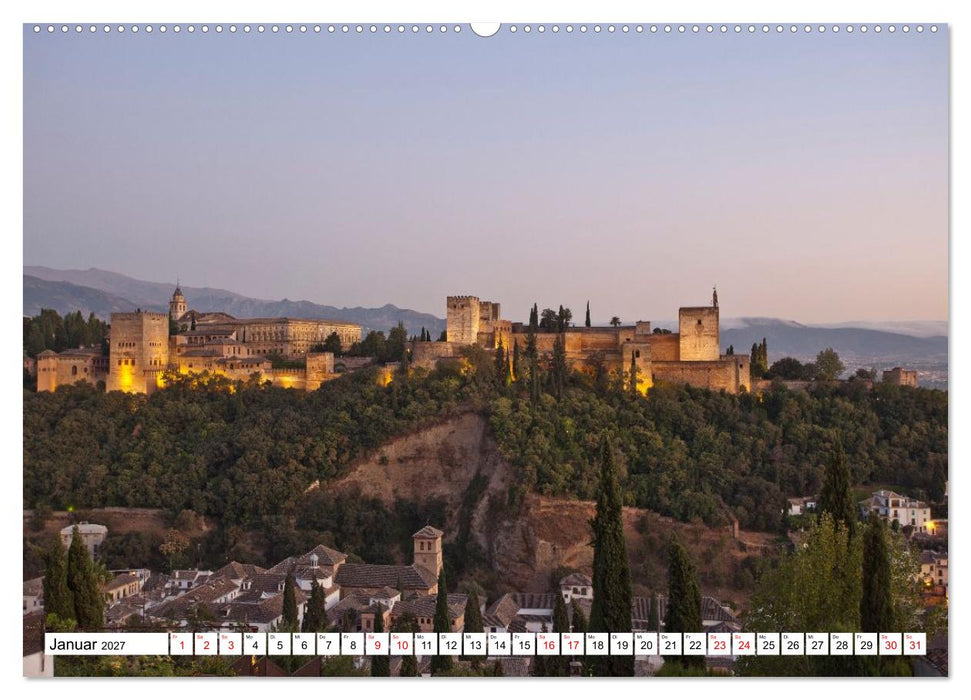 Momente einer Reise - Andalusien (CALVENDO Wandkalender 2027)