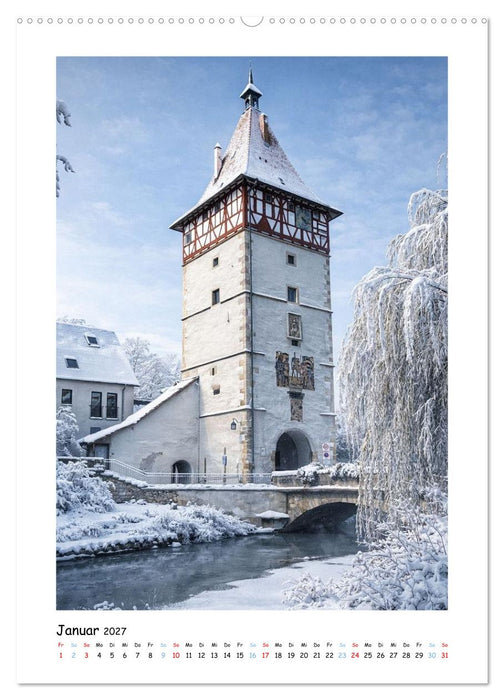Unterwegs in und um Waiblingen (CALVENDO Wandkalender 2027)