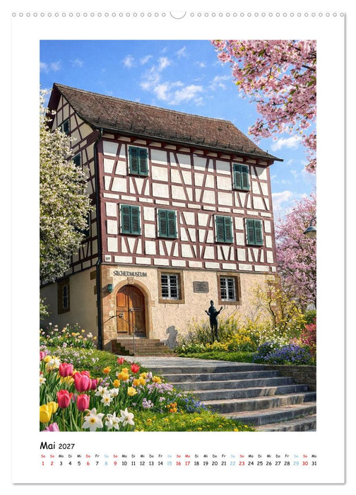 Unterwegs in und um Waiblingen (CALVENDO Wandkalender 2027)