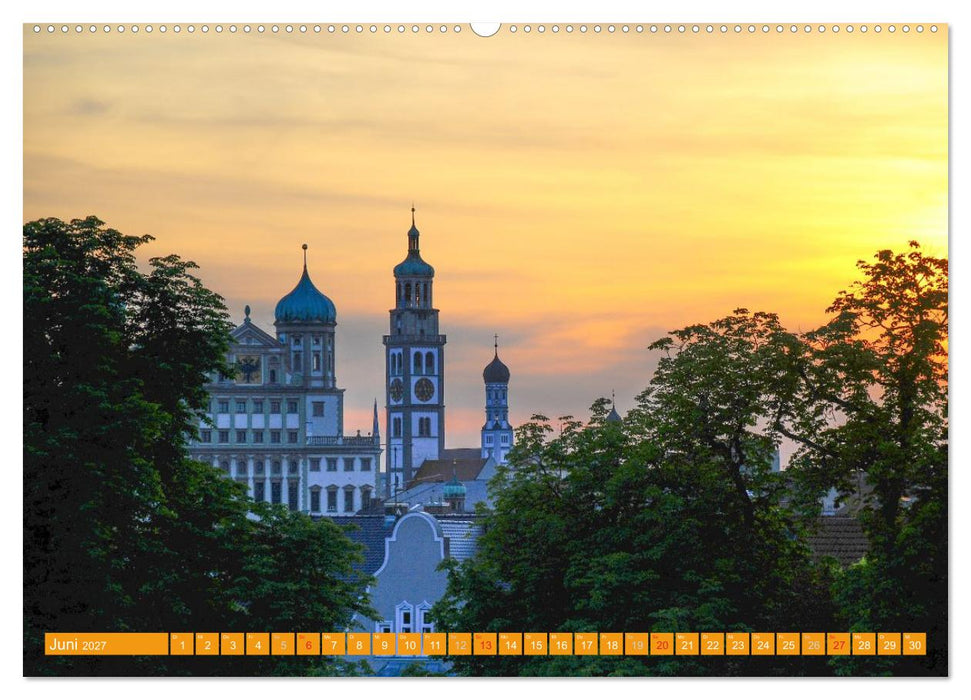 Augsburg – ein bisschen anders (CALVENDO Premium Wandkalender 2027)