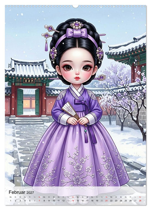 Fabulous Dolls – Perlen Asiens (CALVENDO Wandkalender 2027)