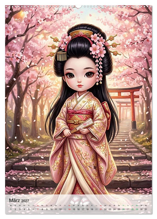 Fabulous Dolls – Perlen Asiens (CALVENDO Wandkalender 2027)