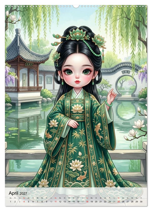 Fabulous Dolls – Perlen Asiens (CALVENDO Wandkalender 2027)