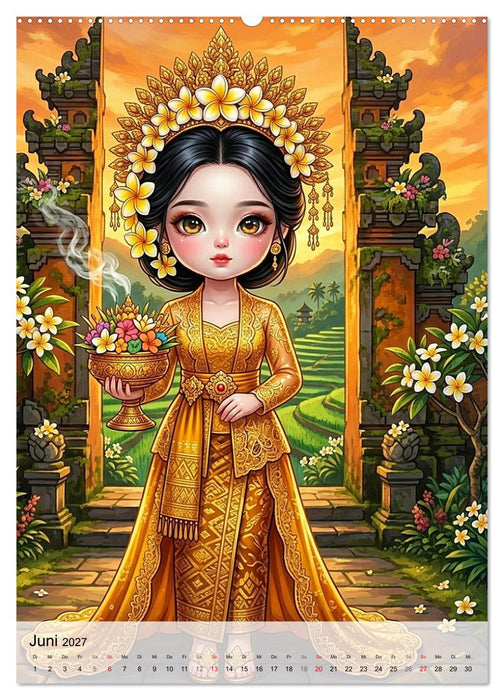 Fabulous Dolls – Perlen Asiens (CALVENDO Premium Wandkalender 2027)