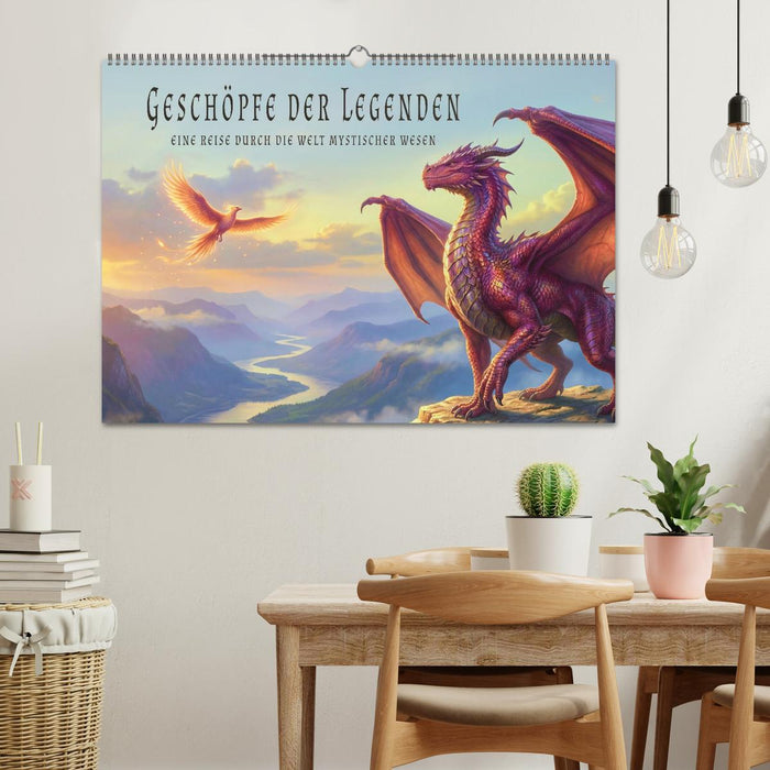 Geschöpfe der Legenden - Eine Reise durch die Welt mystischer Wesen (CALVENDO Wandkalender 2027)