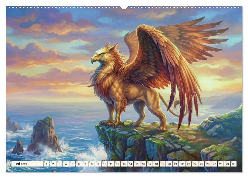 Geschöpfe der Legenden - Eine Reise durch die Welt mystischer Wesen (CALVENDO Wandkalender 2027)