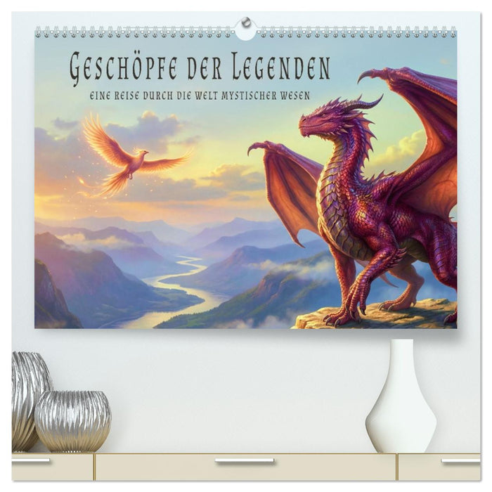Geschöpfe der Legenden - Eine Reise durch die Welt mystischer Wesen (CALVENDO Premium Wandkalender 2027)