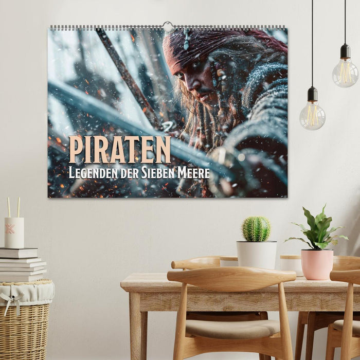 Piraten - Legenden der sieben Meere (CALVENDO Wandkalender 2027)