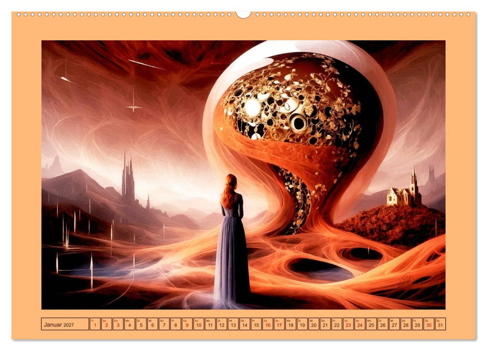 Fraktale Metamorphosen (CALVENDO Premium Wandkalender 2027)