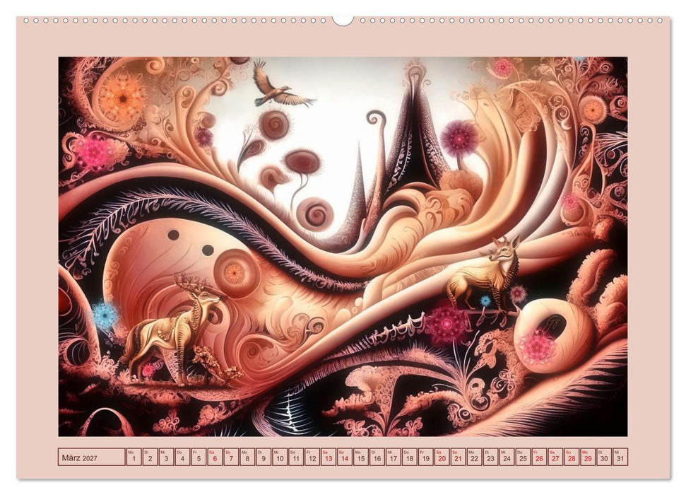 Fraktale Metamorphosen (CALVENDO Premium Wandkalender 2027)