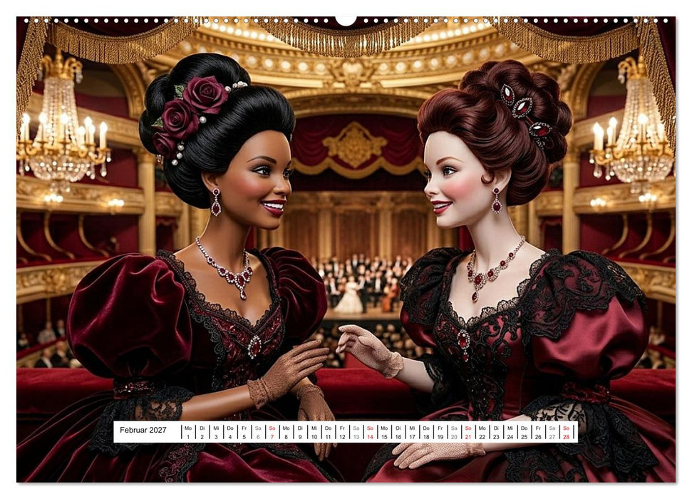 Fabulous Dolls – Belle Époque (CALVENDO Wandkalender 2027)